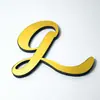 Adesivos de Parede com Letras Espelhadas Transfronteiriças Adesivos de Parede com Letras em Inglês Decoração para Casa Quarto Sala de Estar DIY Adesivos de Espelho Autoadesivos