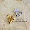 Colgante de Campana de Longevidad y Riqueza, Colgante de Candado de Viaje Seguro, Accesorios para Pulseras DIY, Dijes para Collares, Accesorios de Joyería de Candados Pequeños