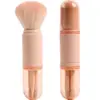 Set de brochas de maquillaje retráctiles Cuatro en Uno Transfronterizo Portátil Retráctil Herramienta de Belleza Brocha para Polvos Equipaje de Mano para Viaje