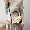 Bolso de mano de moda estilo coreano para mujer, bolso cruzado casual único, nuevo, moderno y hermoso 2026, bolso cuadrado pequeño elegante de nicho