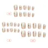 Galaxia Plateada con Estrellas Ojo de Gato Textura de Alta Calidad Estilo Girly Estilo Hermana Mayor Manicura Corta 30-t Uñas Portátiles