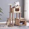 Post de Rascado para Gatos de MDF Douyin Xiaohongshu, Rascador para Gatos de Sisal Transfronterizo, Cama para Gatos con Descuento, Estructura de Escalada Grande para Gatos