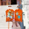 Bolsita de Bendición Personalizada para el Año del Caballo, Colgante de Bolsita de Ajenjo y Terciopelo, Regalo de Año Nuevo para el Comienzo de la Primavera, Buena Suerte, Bolsita del Año del Caballo