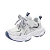 2026 Nuevo Modelo Zapatos de Malla Transpirable tipo Papá para Niños y Niñas con Velcro, Antideslizantes, Resistentes al Desgaste, Estilo de Moda