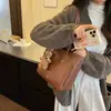 Bolso Tote Textura Retro Mujer 2026 Nuevo Gran Capacidad Bolso de Hombro para Viajes Cotidianos Bolso de Mano Casual Moda de Alta Gama