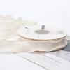 Em estoque por atacado floricultura loja materiais florais Decoração do buquê de flores com caixa de presente diy2.5CM fita plissada de renda