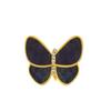 Broche de mariposa rompecapullos con forma de barco de noche, estilo similar, broche de mariposa fritillaria natural, accesorios elegantes para trajes de moda, broche de ramillete