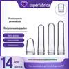 Estoque Atacado de Frascos em Branco, Frascos Tubo de Ensaio, Dosadores para Máscara Facial, Frascos Tubo de Ensaio Transparentes de Plástico Selados, Frascos Dosadores