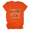 CUARTO GRADO Amazon Wish sitio independiente moda casual camiseta de mujer cuello redondo manga corta para comercio exterior
