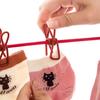 Tendedero con Pinzas para Viaje Interior y Exterior, Tendedero sin Perforaciones, Resistente al Viento, Antideslizante, Especial para Colgar Colchas