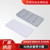 Caja de Paleta de Acuarela Sólida con 48 Colores y Ranuras 70% de descuento Caja de Lata de Pigmento Paleta de Gouache Portátil Caja Vacía