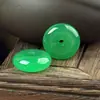 Colgante de Paz de Calcedonia de 30 mm, Colgante de Paz de Ágata Rojo, Amarillo, Verde y Blanco, Ágata Envuelto, Colgante de Jade de Calcedonia Roja, Regalo de Atracción Turística