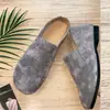 Bodiess Novos Mocasins Femininos de Couro Genuíno Macio, Sapatos Individuais Retrô Transfronteiriços, Tamancos de Couro Bovino de Primeira Camada de Cano Baixo para Mulheres