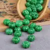 Contas de Sementes de Abóbora de Jade Verde Seco Longsheng Otimizado Contas Soltas de Jade Totalmente Verde Acessórios de Contas para Joias DIY Feitas à Mão Venda por Atacado