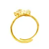 Anillo femenino anti-oro, anillo valiente de oro de 24k, anillo femenino con apertura de gato KT de dibujos animados, anillo de oro de Vietnam