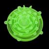 Conjunto de 6 Tampas de Silicone para Conservação de Alimentos Transfronteiriço Tampa Elástica de Silicone de Grau Alimentício Selo Elástico 6 Peças de Tampa de Silicone para Tigelas