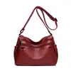 Bolsa de Mamá Nueva Texturizada para Primavera y Verano 2025 Bolso de Hombro Cruzado Gran Capacidad Simple de Moda Bolso para Mujeres de Mediana Edad