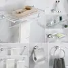 Toallero de aluminio espacial transfronterizo, anillo de toalla cepillado, toallero redondo de ferretería para baño, accesorios de baño