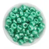 Cuentas de Barril 6*9mm Efecto Perlado Pony Beads Agujero Grande Trenza de Cabello Sucio Cuentas Trenzadas Pulsera de Cuentas Sueltas Accesorios para Joyería DIY