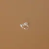 Conversor de Clipe de Orelha de Resina Transparente Invisível Indolor em Forma de U Sem Furo Acessórios para Brincos DIY Feitos à Mão Venda por Atacado