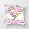 Cojín de Sofá Respaldo Dibujos Animados Cintura Regalo Decoración de Dormitorio Hello Kitty Gata Chica Corazón Rosa
