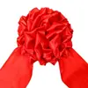 Flores Vermelhas de Seda para Corte de Fita, Grande Inauguração, Cerimônia de Premiação, Inauguração de Casa, Entrega de Casa, Casamento; Flores Vermelhas Bordadas Atacado
