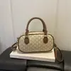 Bolsa feminina de alta qualidade transfronteiriça 2026, bolsa de mão pequena com estampa vintage, bolsa quadrada pequena de ombro e transversal, bolsa de nicho