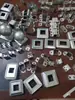 Base de Fijación para Barandilla Valla de Acero Zinc Barandilla de Balcón Accesorios de Enganche Tipo C Conector de Asiento Inclinado Dos Paquetes de Tarjetas Tres Paquetes de Tarjetas