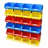 Caja de Piezas Oblicua Estante Clasificación Caja de Herramientas de Material Combinado Caja de Plástico Gruesa Grande Caja de Almacenamiento de Tornillos