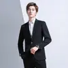 Traje de Raya Traje Formal para Hombre y Mujer Mismo Ropa de Negocios Traje de Manga Larga Traje de Tres Piezas Vestido de Trabajo de Gerente de Hotel Vestido de Verano