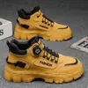 Botas Martin Primavera 2026 Masculinas Cano Médio Casuais Esportivas Outdoor Caminhada Masculinas Impermeáveis Antiderrapantes Aumentadoras de Altura Botas Martin
