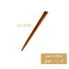 Palillos domésticos de palisandro estilo chino palillos de madera de ala de pollo con cabeza de cobre palillos de regalo de madera carácter fu palillos largos 25CM venta al por mayor de fábrica