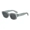 Gafas de Sol Rectangulares Retro de Marco Pequeño Raine para Hombres y Mujeres, Estilo Europeo y Americano, Esenciales Simples para Fotografía Callejera, Elegantes Gafas de Sol para Proteger del Sol