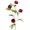 Flores Artificiales de Peonía de 4 Cabezas en Colores Otoñales Más Vendidas de Amazon para Decoración del Hogar y Bodas, Adornos de Flores Falsas Transfronterizos al por Mayor