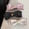 Pasador de Pelo Dorado con Forma de Corazón para Mujer, Pinza Vertical para la Parte Trasera de la Cabeza, Pinza Retorcida, Pinza Banana Grande de Doble Cara de Alta Gama