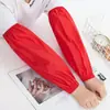 Mangote de Couro à Prova d'Água e de Óleo Mangote Longo de Trabalho Proteção do Trabalho Masculino e Feminino Cozinha Tarefas Domésticas Mangote de PU Cabeça