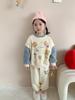 Ropa infantil Verimu traje para niña 2024 otoño e invierno nuevo niños coreano caricatura abrigo suéter pantalones ropa de bebé