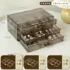[Atacado direto de fábrica] caixa de armazenamento de brincos com compartimentos grande capacidade multicamadas caixa com furadeira requintada caixa de joias para brincos
