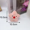 Colgante de estrella de peluche creativo con forma de corazón para niña, llavero con forma de corazón, chirriante, para mochila