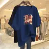 Estilo Popular Nuevo Transfronterizo 2026 Moda de Mamá para Mujeres de Mediana Edad Casual Verano Delgado Elegante Camiseta de Manga Corta