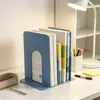 Estante de mesa quadrada, espessa e ampliada para estudantes para guardar livros, suporte de metal para livros de grande capacidade para biblioteca escolar
