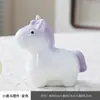 Decoração Criativa de Mesa de Chá em Cerâmica com Esmalte de Cristal Queimado, Estatueta de Cavalo Fofo, Acessório de Chá, Suporte para Tampa, Acessório para Cerimônia do Chá