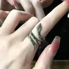 Anillo Abierto Geométrico de Moda con Diseño Único, Anillo de Moda Estilo Ins, Accesorio Versátil y Elegante para Chicas