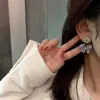 Pendientes de Flor de Mariposa Coreana con Aguja de Plata S925 2023 Nuevos Elegantes de Alta Gama Populares Estilo Caliente Pendientes Pendientes para Mujeres