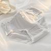 Calcinhas Infantis Jacquard de Algodão Classe A para Meninas, Forro Antibacteriano, Algodão Puro, Respirável, Cintura Média, Ajuste ao Corpo, Calcinhas de Estudante