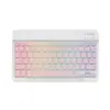 Teclado e Mouse Bluetooth Retroiluminados Adequados para iPad Tablet Teclado de Controle Maravilhoso 10 polegadas Luzes Coloridas Teclado Bluetooth Luminoso