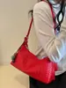 Bolsa de Axila Tecida Cor Sólida Estilo Novo Verão 2026 Bolsa de Mão Casual Moda Grande Capacidade Bolsa Transversal Personalizada