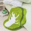 Alfombrilla de baño, Alfombra para habitación infantil, Felpudo absorbente de agua, Felpudo casero lindo con forma de fruta para puerta de inodoro, Alfombrilla de baño