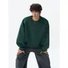 Sudadera con capucha de estilo americano tie-dye 2026, capa base de peso pesado para otoño, ropa interior de marca de moda con bordado, cuello redondo, jersey para hombre, top casual