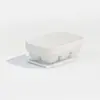 Forma de Gelo de 6 Células Liberação Fácil Molde de Cubo de Gelo Pressionável Fabricante de Gelo Doméstico Caixa para Fazer Gelo Grande Capacidade Cubos de Gelo Congelados Caixa para Fazer Gelo